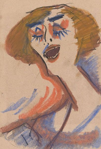 Jules Schmalzigaug - cabaret singer by Peter Balan