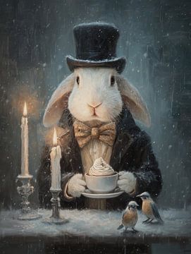 Lapin avec tête