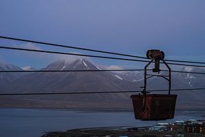 Chemin de fer charbonnier sur le Svalbard sur Kai Müller