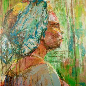 Surinamese woman by Liesbeth Serlie