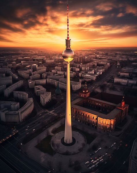 Stadtansicht von fernlichtsicht