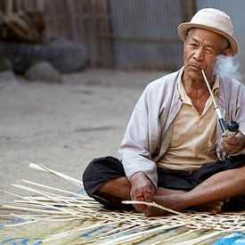 Pfeife, Keng Tung, Myanmar (Burma) von Jeroen Florijn