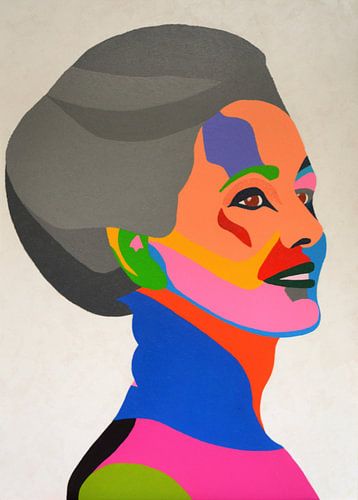  Mrs. painting of a stately lady .