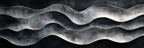 Monochrome Wellenstrukturen von Jonas Weinitschke