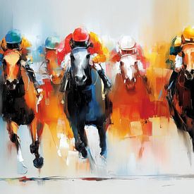 Horse racing by ARTemberaubend
