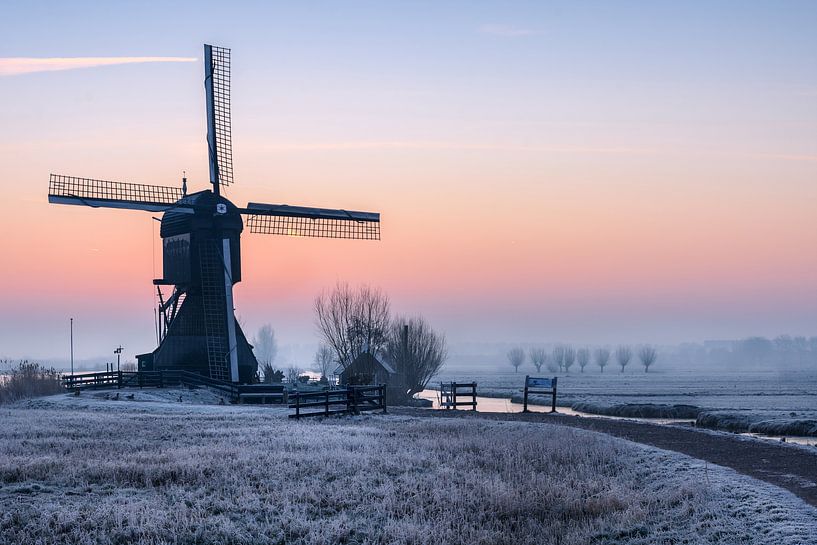 Moring froid Kinderdijk par Arnoud van de Weerd