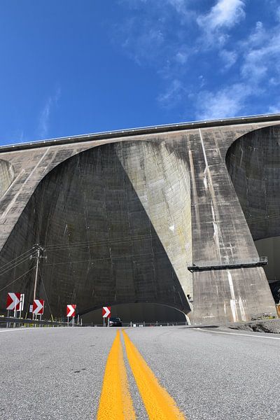 Der Weg zum Staudamm im Sommer von Claude Laprise
