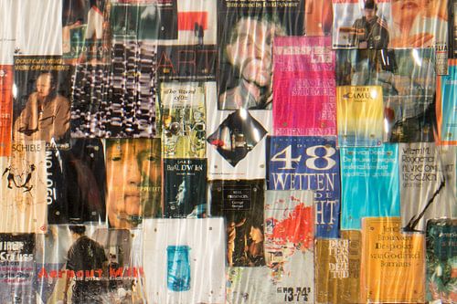 Collage achter waterval