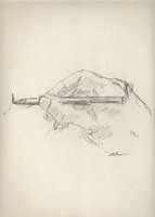 tekenende hand