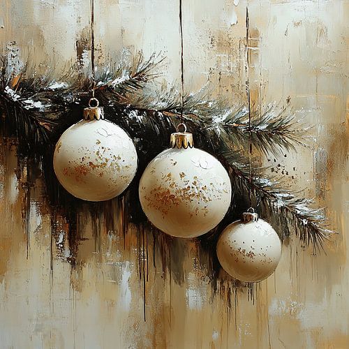 Boules de Noël | Boules de Noël festives en or