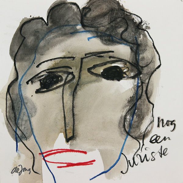 Marijke, portret, avatar by Leo de Jong