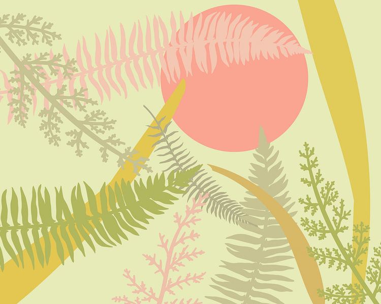 Summer forest landscape by Mad Dog Art