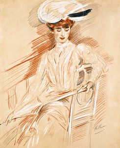 Paul César Helleu - Der Sonnenschirm