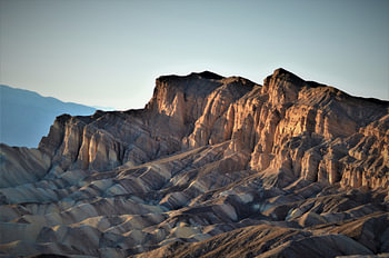 Rock formations in Death Valley