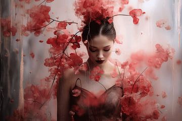The lady in red van Carla Van Iersel