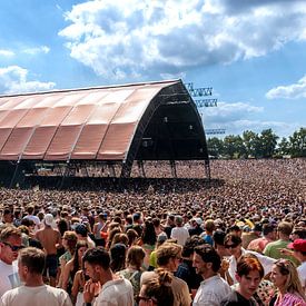 Alpha-Zelt bei Lowlands von Marcel Krijgsman