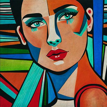 Portraits painted in expressionist style no.29 by Jan Keteleer