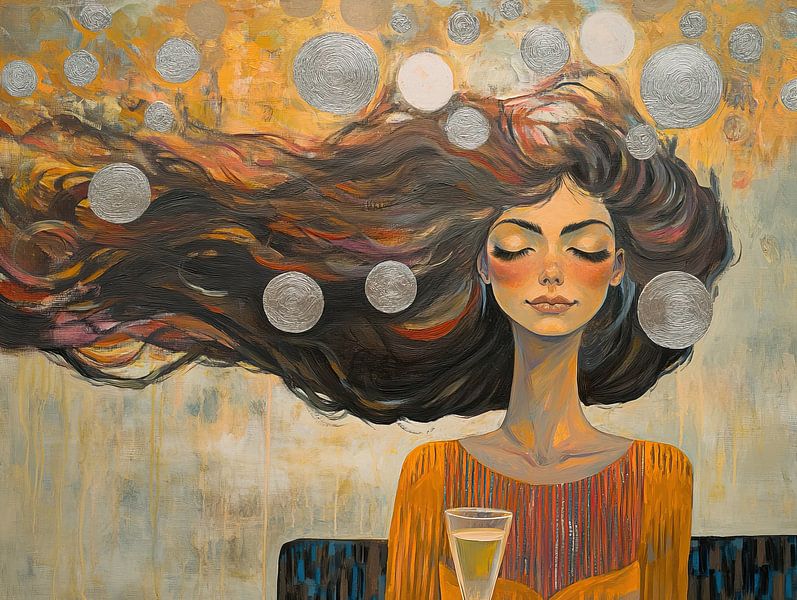 Floating Circles by Eye catching paintings