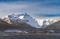 Zonsopgang bij Mount Everest base camp - Tibet van Erwin Blekkenhorst thumbnail