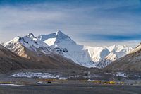 Sunrise at Mount Everest base camp - Tibet