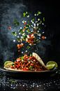 Taco kunst van Poster Art Shop thumbnail