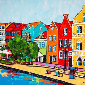Willemstad Curaçao van Happy Paintings