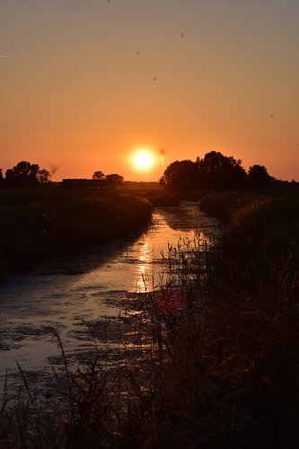 Sunset at Thesingermaar 2