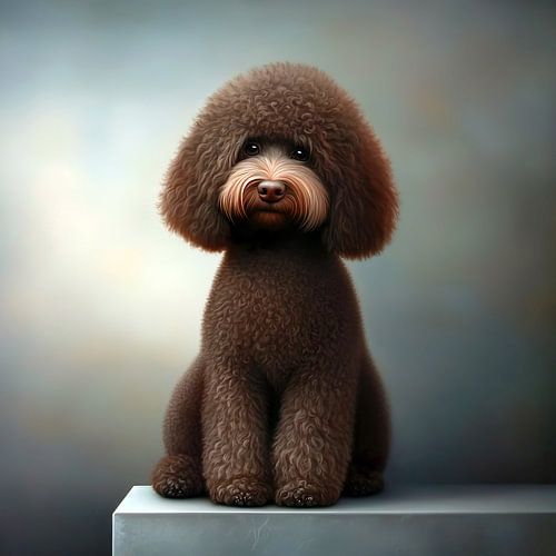 Labradoodle marron