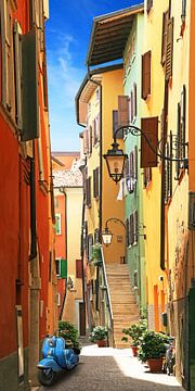 Old town idyll of Riva del Garda by Monika Jüngling