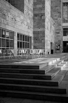 Cafe im Centro Cultural de Belém in Lissabon