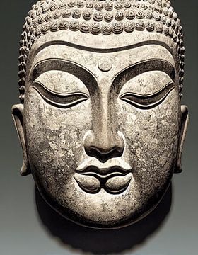 Buddha in stone by Bert Nijholt