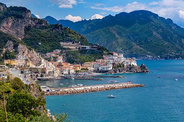 Uitzicht op Amalfi, Italië