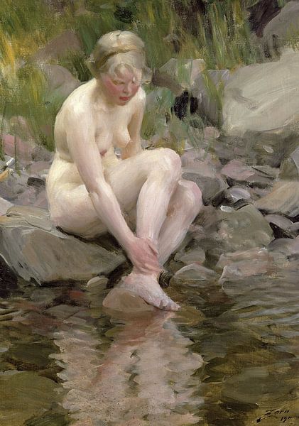 Anders Zorn, Bather - 1911 by Atelier Liesjes