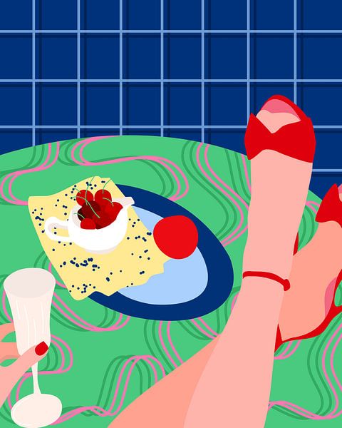 Coup d'oeil sur le rouge par Kintsugi99 