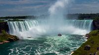 Aanzicht op de Horseshoe waterval in de Niagarawatervallen van Beeld Creaties Ed Steenhoek | Fotografie en Kunstmatige Beelden thumbnail