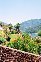 Morcote aan het meer van Lugano I Ticino, Zwitserland