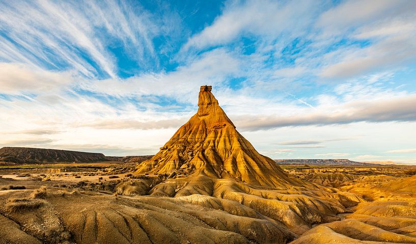 Berg in Spaanse woestijn van VIDEOMUNDUM