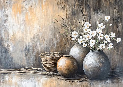 Stilleben mit Blumen