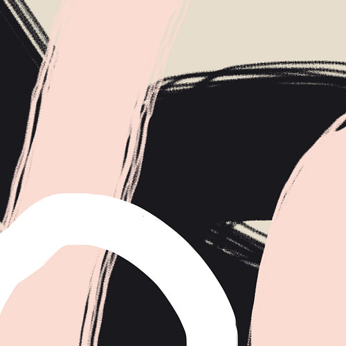 Scandinavian Abstract in Pastel Colors 001