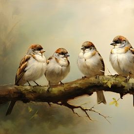 Souris naturelle sur Peintures accrocheuses