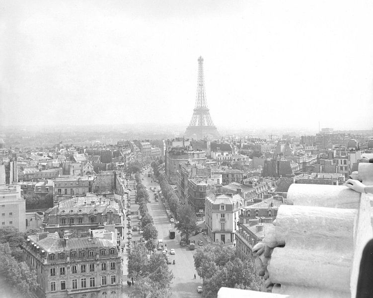 Vintage foto Parijs 1963 van Jaap Ros