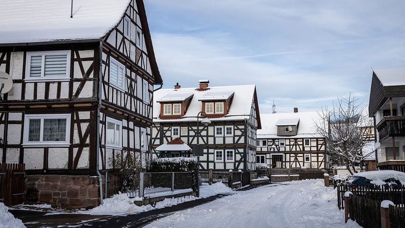 Herleshausen im Winter von Roland Brack
