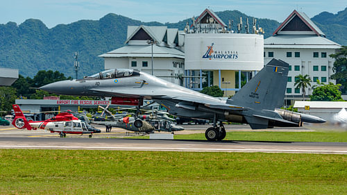 Sukhoi SU-30MKM van de Maleisische luchtmacht.