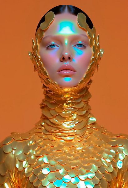 Radiate Gold by FRESH Fine Art