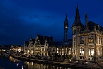 Strolling along the Leie in Ghent by Irene Hoekstra