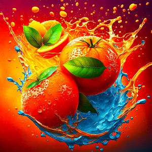 Äpfel aus Orange.