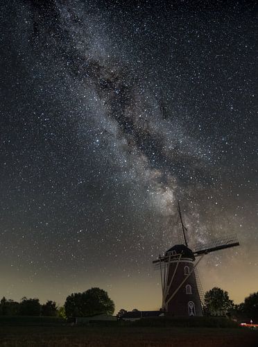 Milky Way at the pile mill in Sint Hubert