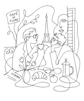 Frühstück in Paris