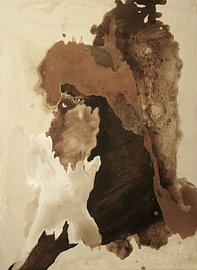 organic abstract painting by Myrthe Streelder