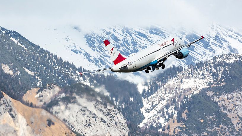 Austrian Airbus A320 aus Innsbruck von Marnix van der Prijt